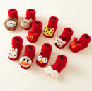 Thickened Terry Christmas Socks for Kids
