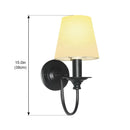 European Wall Light Single Wall Sconce Black Metal Fixture Corridor Candle Wall Lamp