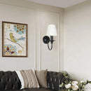 European Wall Light Single Wall Sconce Black Metal Fixture Corridor Candle Wall Lamp