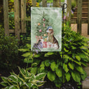 Beagle Christmas Presents and Tree Garden Flag