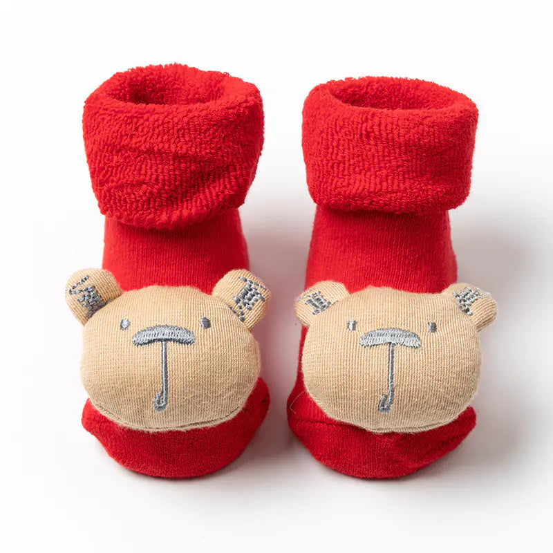 Thickened Terry Christmas Socks for Kids