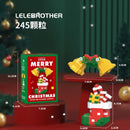 Christmas Building Blocks Mini Santa Claus Model Micro DIY Bricks Snowman Decoration Children Gift Puzzle Assembling Toys
