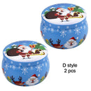 Christmas Candy Box Chocolate Sweets Aromatherapy Candle Jars DIY Ornaments Childrens Christmas Gifts 2025 New Year Decoration