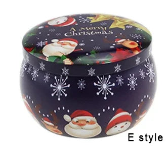 Christmas Candy Box Chocolate Sweets Aromatherapy Candle Jars DIY Ornaments Childrens Christmas Gifts 2025 New Year Decoration