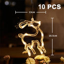 Christmas LED Light Snowflake Santa Hanging Sucker Lamp Window Ornaments Decoration for Home Xmas Navidad 2023 New Year Decor