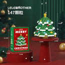Christmas Building Blocks Mini Santa Claus Model Micro DIY Bricks Snowman Decoration Children Gift Puzzle Assembling Toys