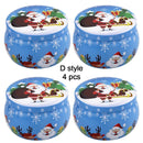 Christmas Candy Box Chocolate Sweets Aromatherapy Candle Jars DIY Ornaments Childrens Christmas Gifts 2025 New Year Decoration