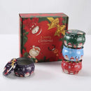 Christmas Candy Box Chocolate Sweets Aromatherapy Candle Jars DIY Ornaments Childrens Christmas Gifts 2025 New Year Decoration