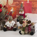 Santa Claus Doll Chirstmas Decorations Home 2024 Decor Table Elk Doll Christmas Ornaments Xmas Navidad Gifts Happy New Year 2025