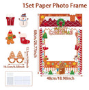 Christmas Photo Frame 2025 Merry Christmas Decorations for Home Navidad Cristmas Party Supplies Ornament Xmas Gift New Year 2026