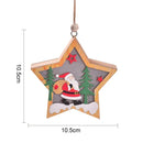 Christmas Decorations LED Night Light Luminous Christmas Tree Pendant Santa Claus Snowman Pendant Ornament Xmas Night Lights