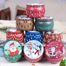 Christmas Candy Box Chocolate Sweets Aromatherapy Candle Jars DIY Ornaments Childrens Christmas Gifts 2025 New Year Decoration
