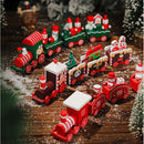 Christmas Wooden Train Merry Christmas Decorations for Home 2025 Xmas Tree Ornament Navidad Noel Kids Gift Happy New Year 2026