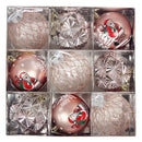 Christmas LED Light Snowflake Santa Hanging Sucker Lamp Window Ornaments Decoration for Home Xmas Navidad 2023 New Year Decor