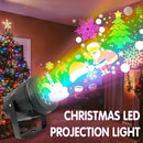 Christmas projection lamp, USB lamp plug-in, suitable for living room, bedroom, party, holiday decorative lights.