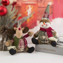 Santa Claus Doll Chirstmas Decorations Home 2024 Decor Table Elk Doll Christmas Ornaments Xmas Navidad Gifts Happy New Year 2025