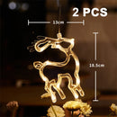 Christmas LED Light Snowflake Santa Hanging Sucker Lamp Window Ornaments Decoration for Home Xmas Navidad 2023 New Year Decor