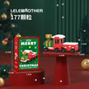 Christmas Building Blocks Mini Santa Claus Model Micro DIY Bricks Snowman Decoration Children Gift Puzzle Assembling Toys