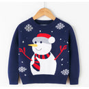 Christmas Snowman Pullover T-Shirt for Kids