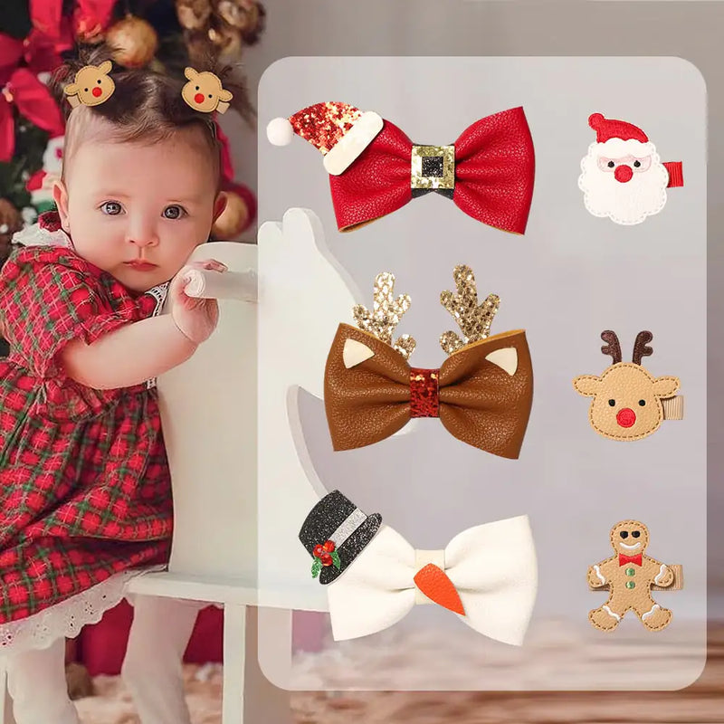 Cute Christmas Hairpin Accessories for Kids